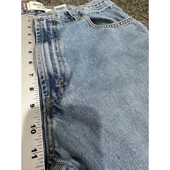 Vintage Levis 550 Jeans Men Size 36 Light Blue Relaxed Fit 100% Cotton Mid Rise - Picture 7 of 10